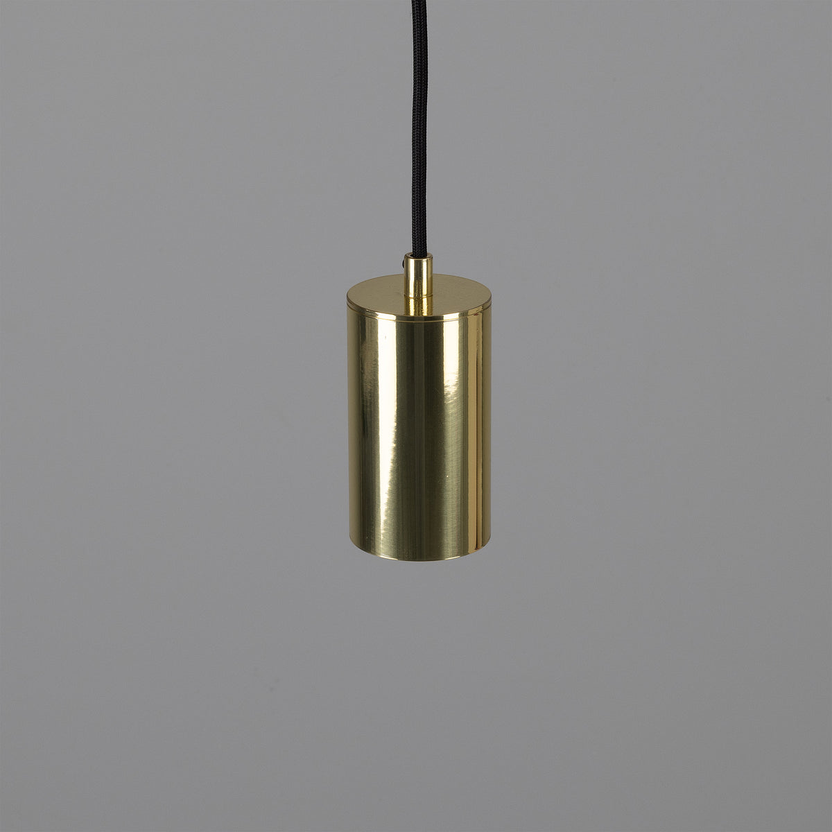 Evanston Single Drop Brass Pendant Spotlight in Polished Brass