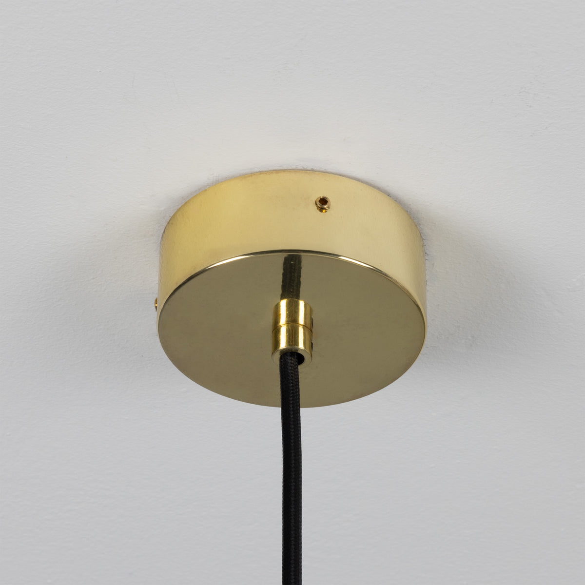 Evanston Single Drop Brass Pendant Spotlight in Polished Brass