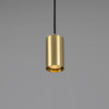 Evanston Single Drop Brass Pendant Spotlight in Satin Brass