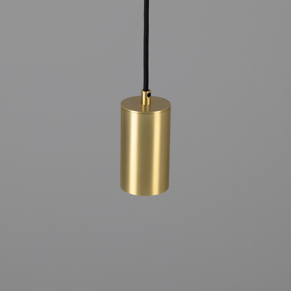 Evanston Single Drop Brass Pendant Spotlight in Satin Brass