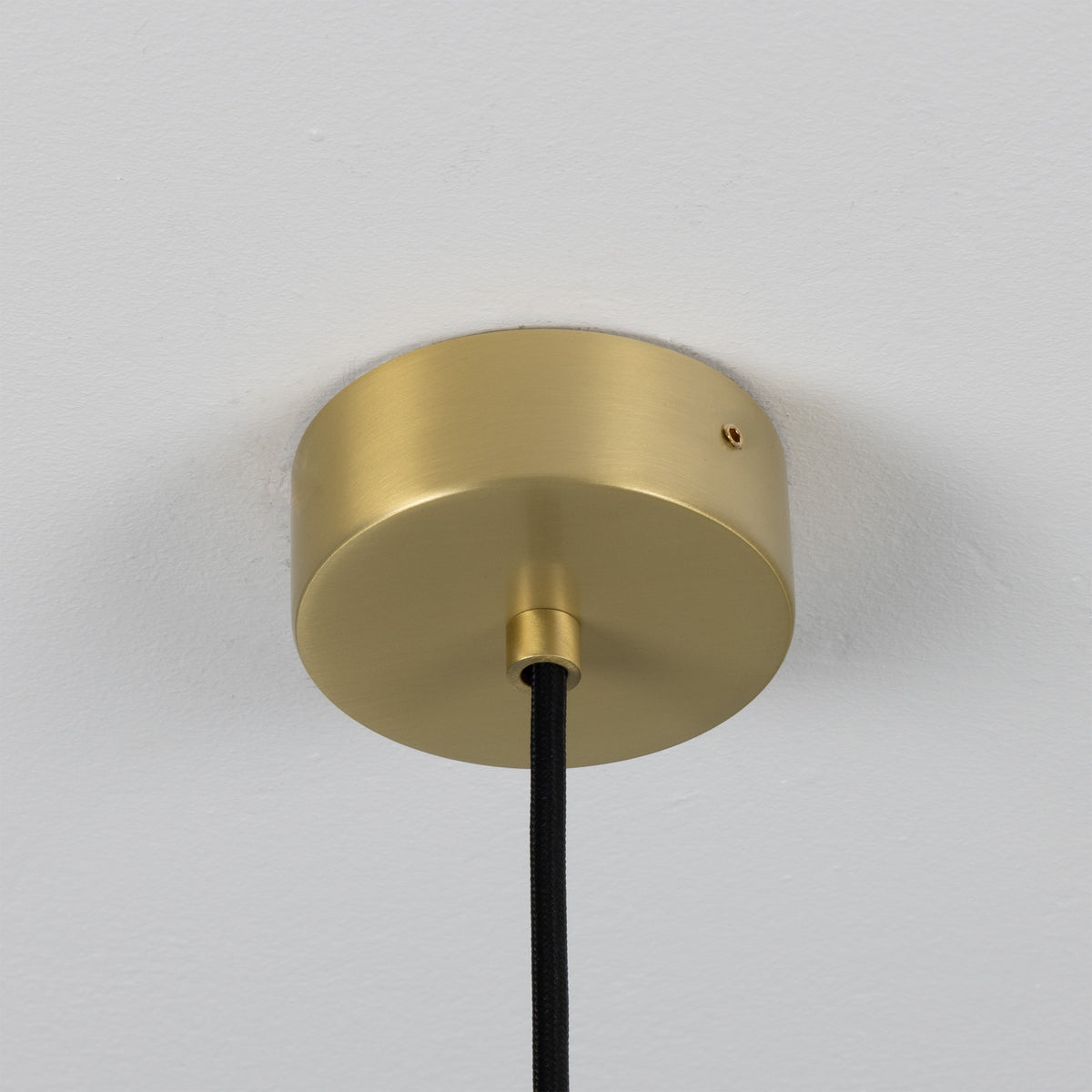Evanston Single Drop Brass Pendant Spotlight in Satin Brass