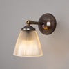 Gadar Art Deco Prismatic Wall Light in Antique Brass