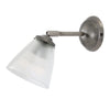 Gadar Art Deco Prismatic Wall Light in Antique Silver