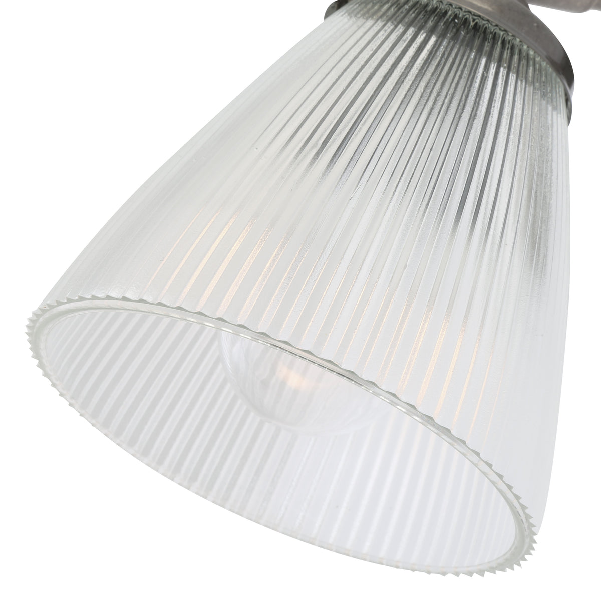 Gadar Art Deco Prismatic Wall Light in Antique Silver