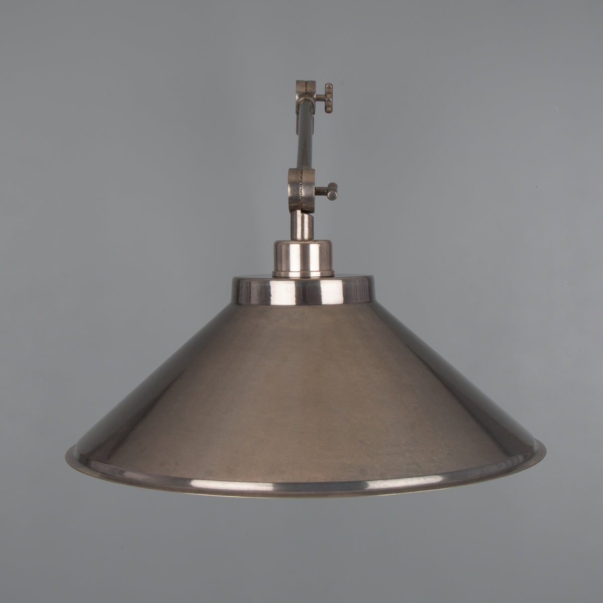 Rio Adjustable Arm Wall Light in Antique Silver