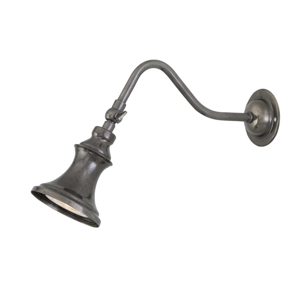 Kent Traditional Solid Brass Adjustable Spotlight in Antique Silver