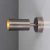 Evanston Directional Brass Wall Spotlight in Antique Silver