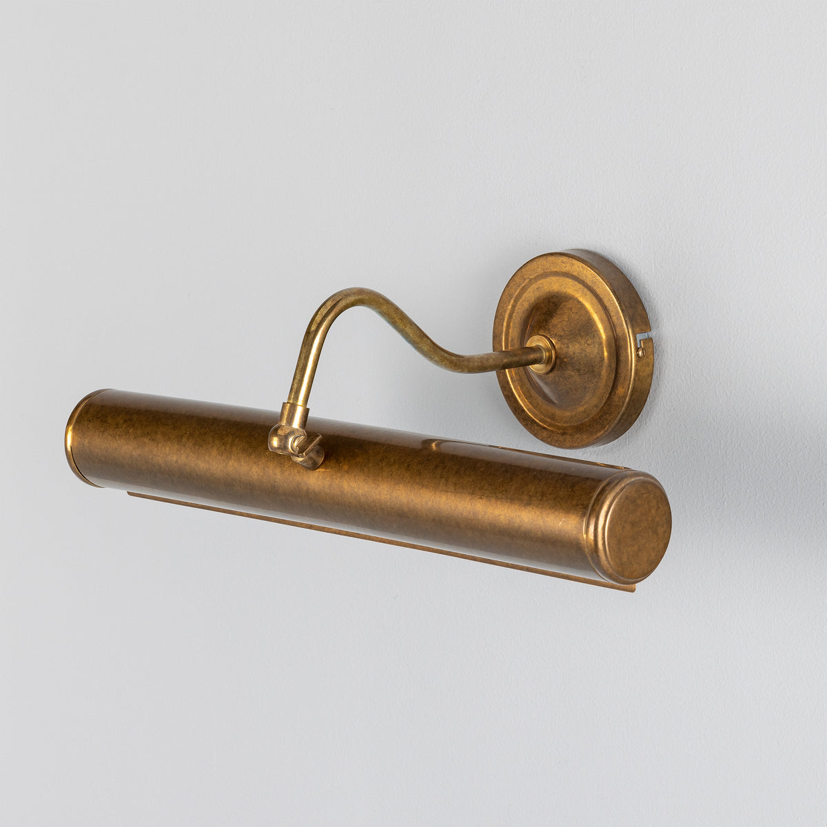 Elle Solid Brass Picture Light in Antique Brass