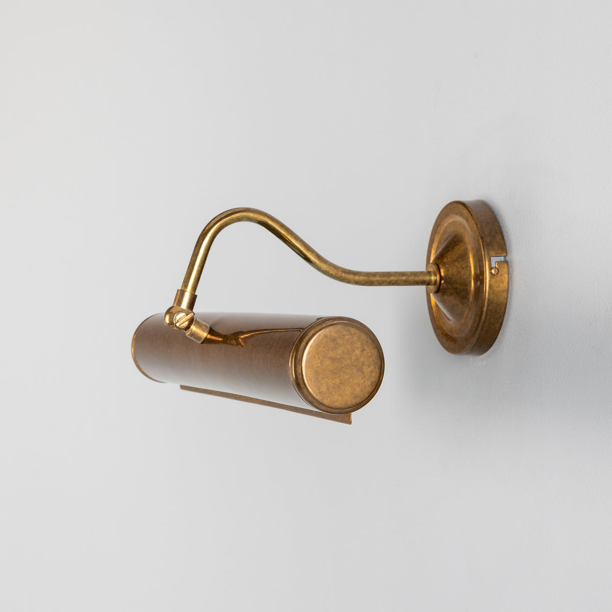 Elle Solid Brass Picture Light in Antique Brass