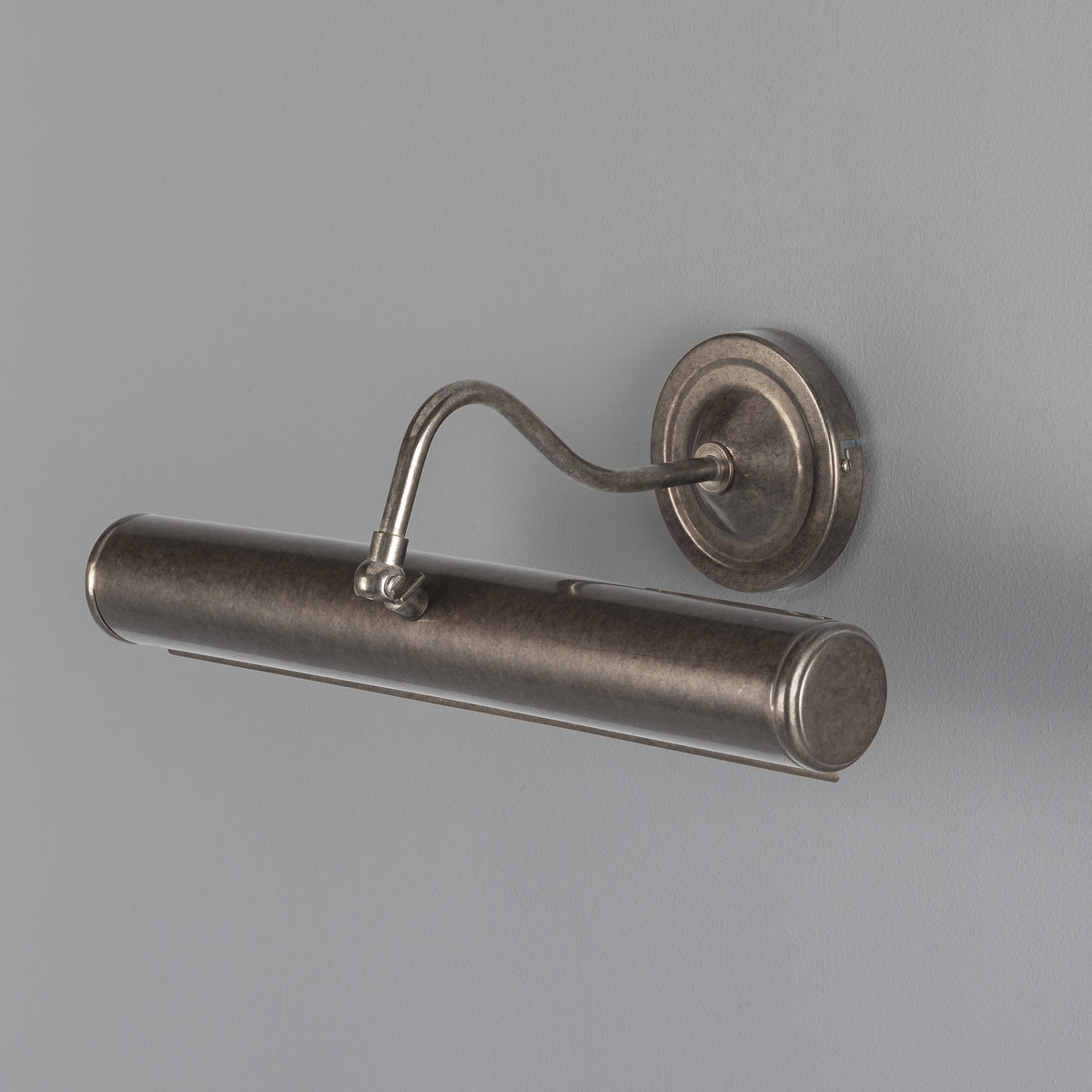 Elle Solid Brass Picture Light in Antique Silver