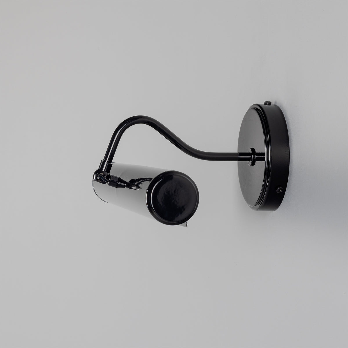 Elle Solid Brass Picture Light in Gloss Black