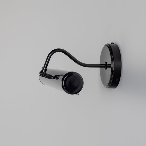 Elle Solid Brass Picture Light in Gloss Black