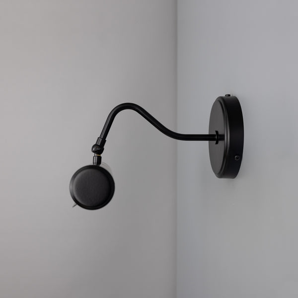 Elle Solid Brass Picture Light in Matte Black