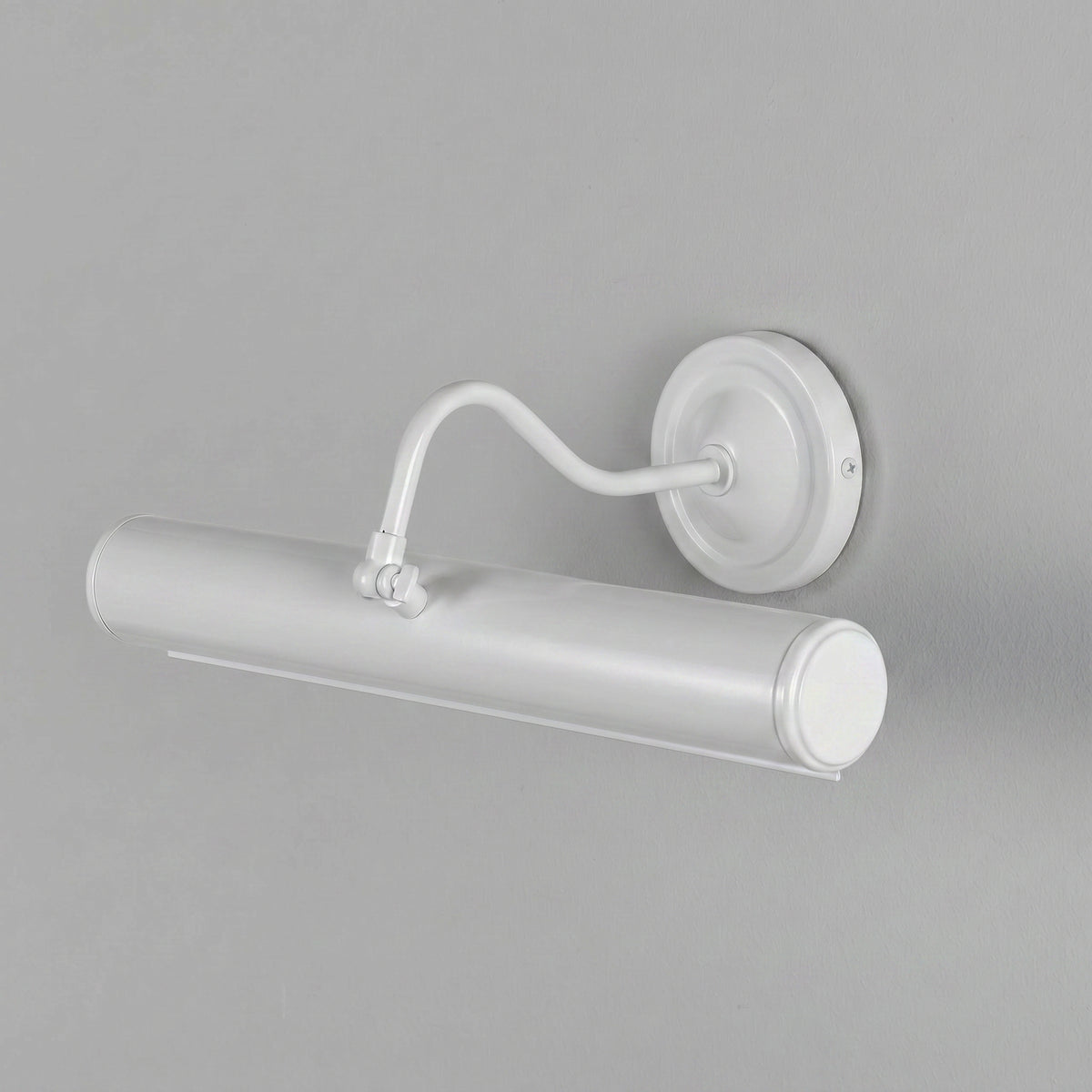 Elle Solid Brass Picture Light in Matte White