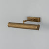 Cambridge Adjustable Reeded 355mm Solid Brass Picture Light in Antique Brass