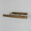 Cambridge Adjustable Reeded 605mm Solid Brass Picture Light in Antique Brass