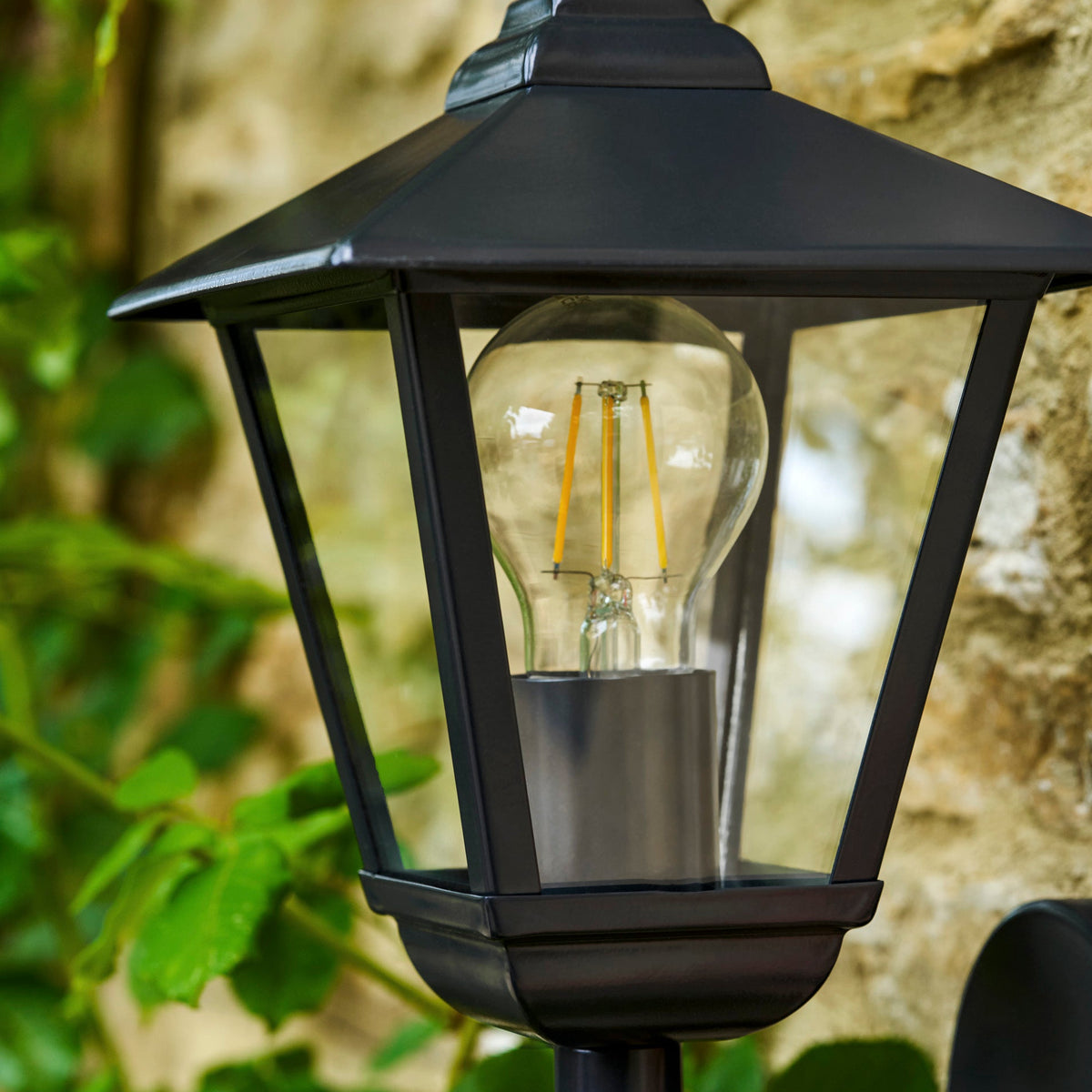 Newland Exterior Wall Light In Carbon