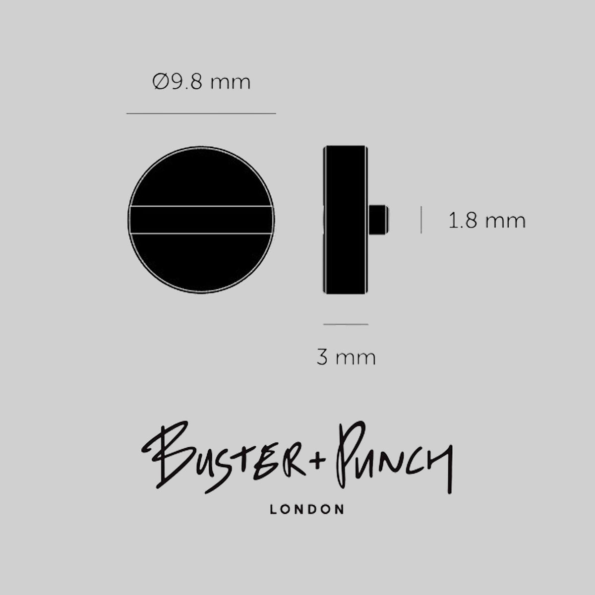 Fixing Detail Kit For Cross Cut Switch Range In Black
