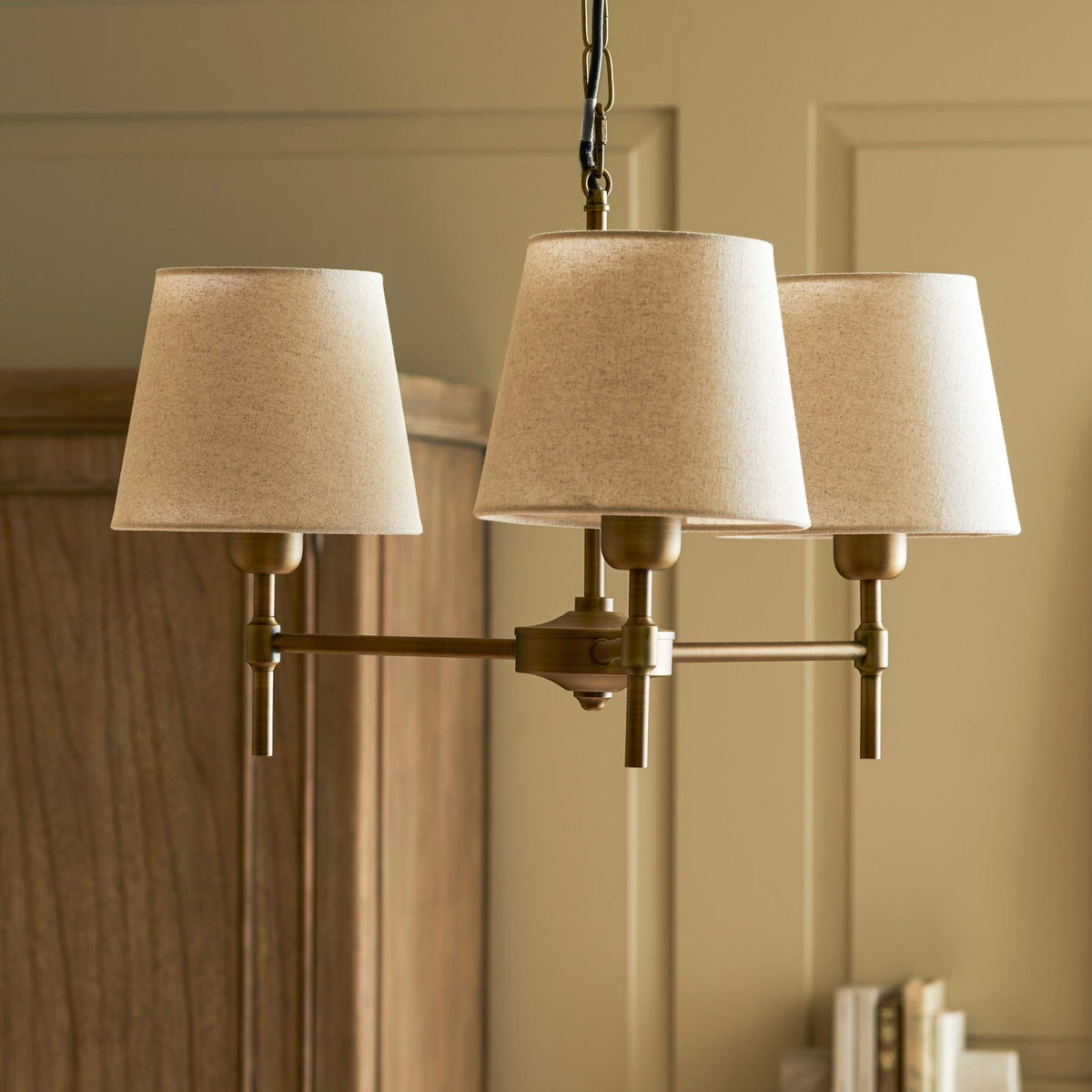 Peartree 3 Light Pendant in Antique Bronze