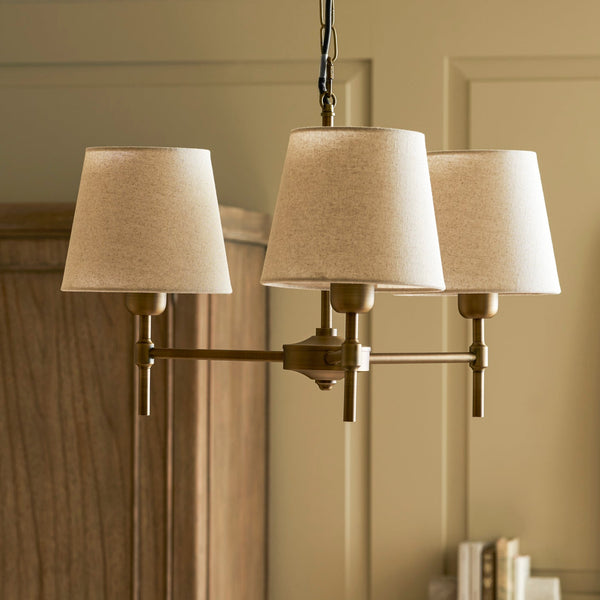 Peartree 3 Light Pendant in Antique Bronze