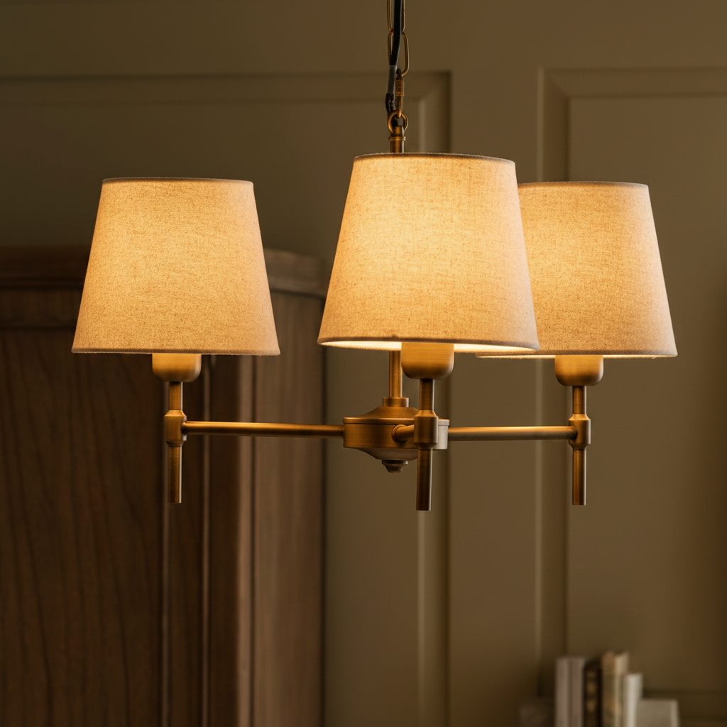 Peartree 3 Light Pendant in Antique Bronze