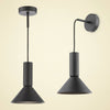 Ragnar Single Drop Pendant or Wall Light in Satin Black