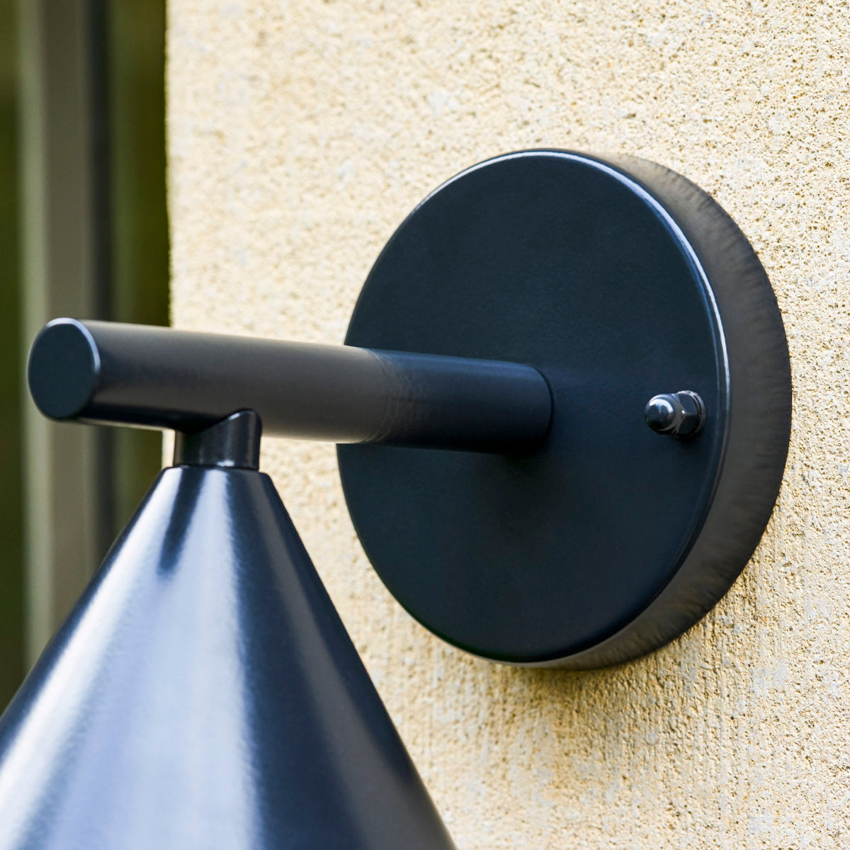 Regent Cone Exterior Wall Down Light in Carbon