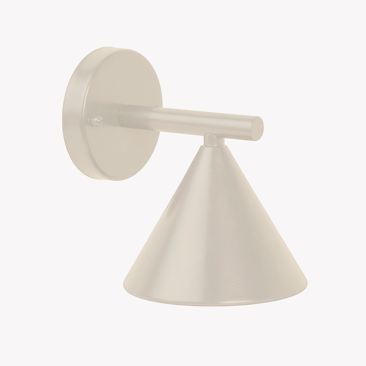 Regent Cone Exterior Wall Down Light in Clay