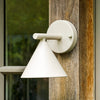 Regent Cone Exterior Wall Down Light in Clay