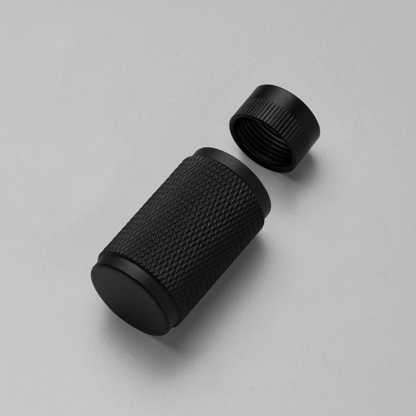 Cross Cut Knurled Dimmer Detail Kit in Black