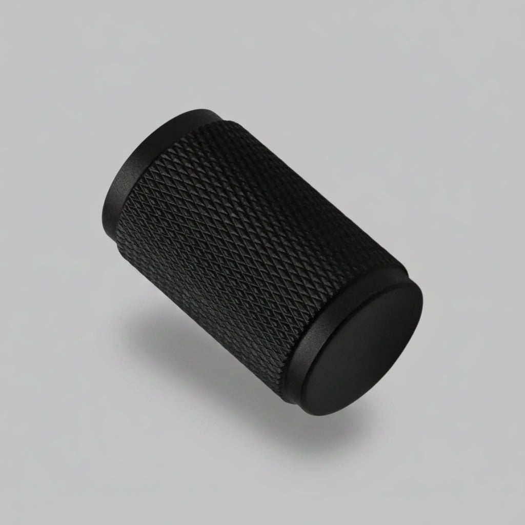Cross Cut Knurled Dimmer Detail Kit in Black