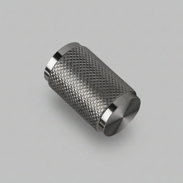 Cross Cut Knurled Dimmer Detail Kit in Steel
