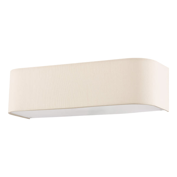 Ronda Wall Light with Taupe Silk Shade