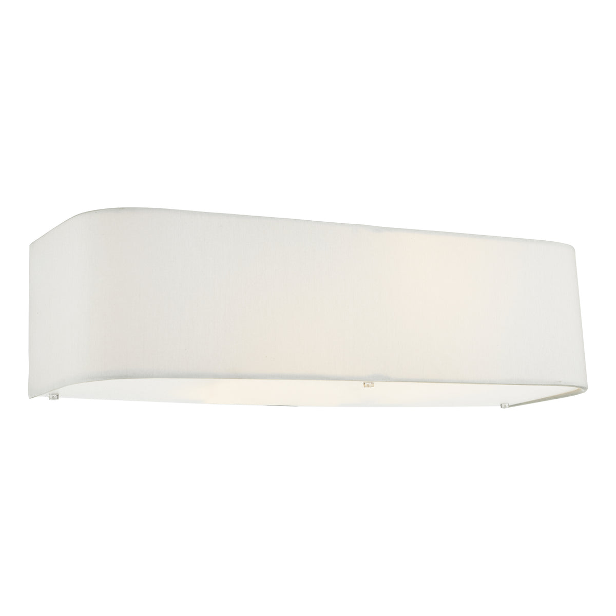 Ronda Wall Light with White Faux Silk Shade