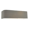 Ronda Wall Light with Slate Grey Faux Silk Shade