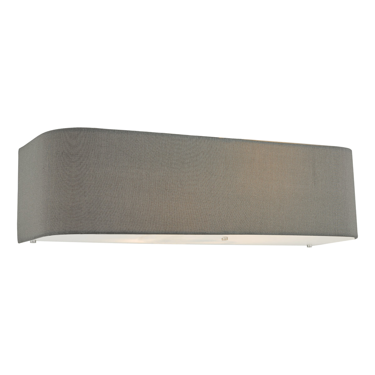 Ronda Wall Light with Slate Grey Faux Silk Shade