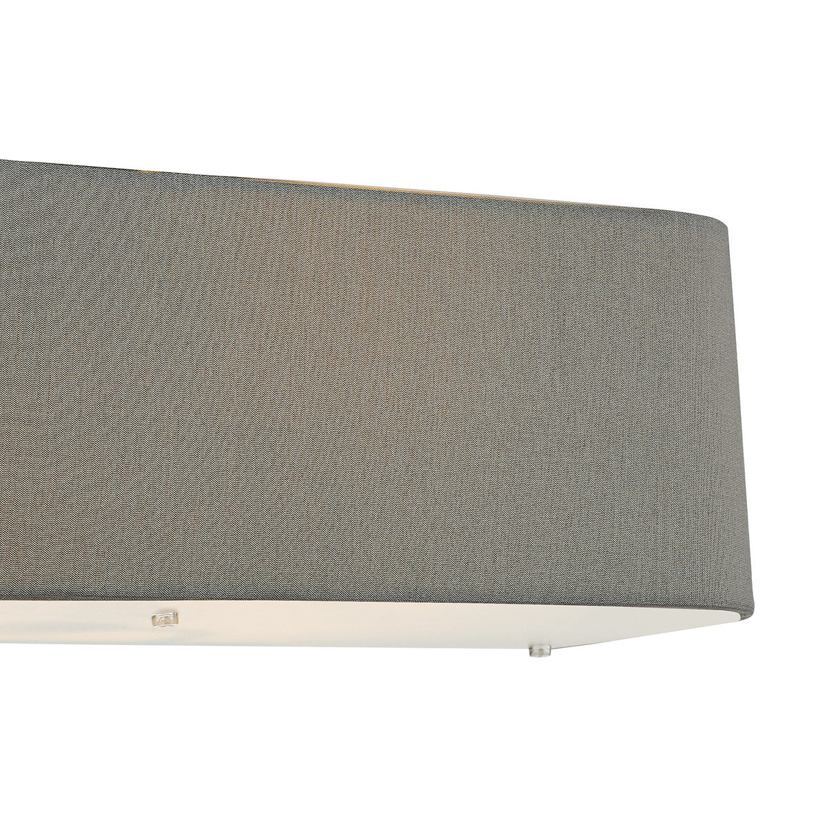 Ronda Wall Light with Slate Grey Faux Silk Shade
