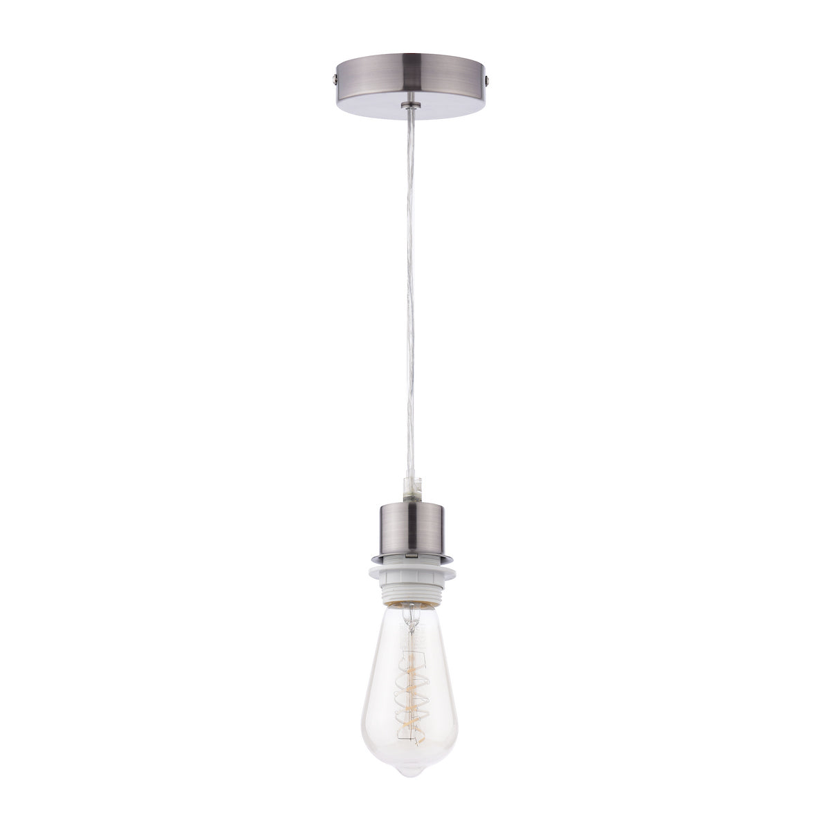 Suspension Kit in Antique Chrome with Clear Cable