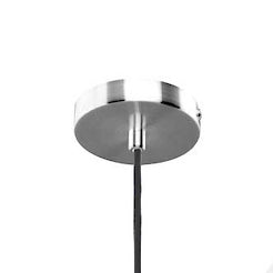 Vignette Six Light Pendant In Polished Chrome with Clear Twisted Glass Shades