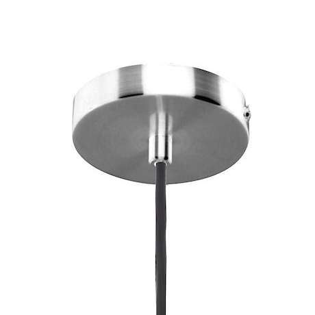 Vignette Six Light Pendant In Polished Chrome with Organic Smoked Glass Shades