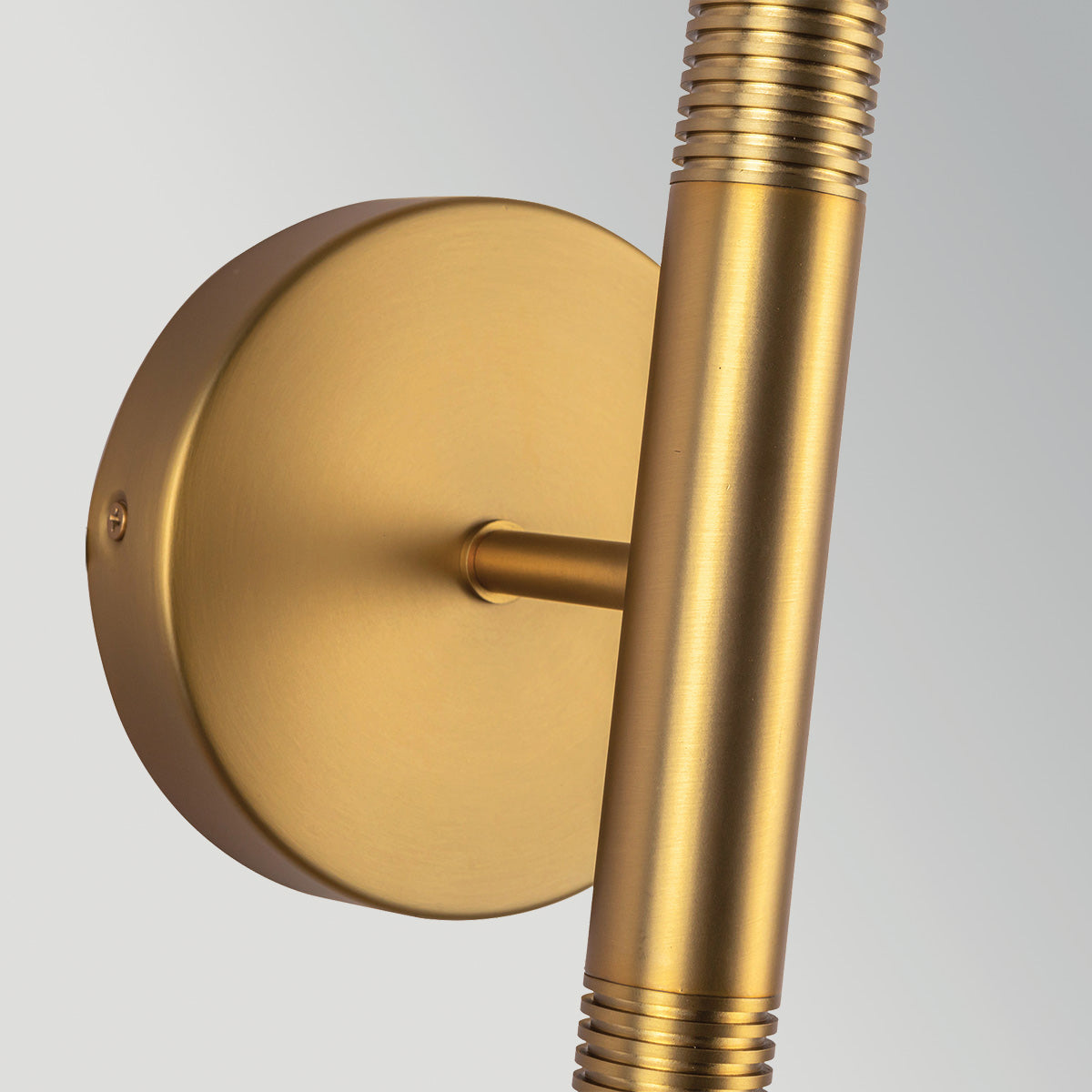Arden Twin Arm LED Wall Sconce in Brushed Gold and Opal Glass