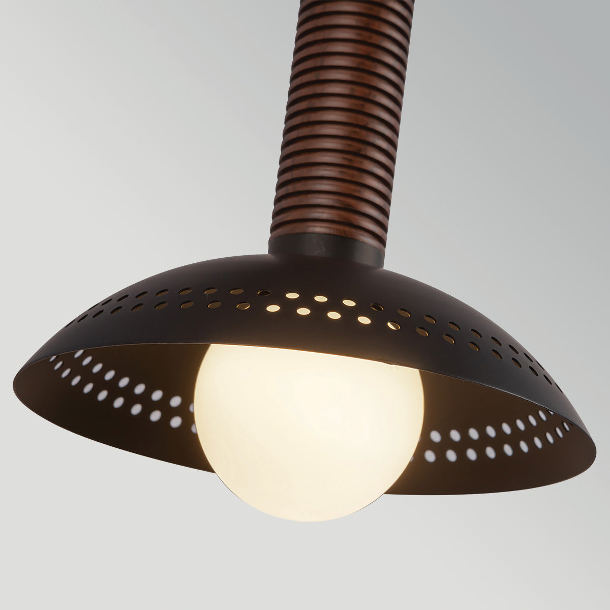 Arden Twin Arm LED Wall Sconce in Matte Black with Walnut Wood Veneer and Opal Glass
