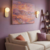Ariel Wall Light in Brushed Gold with Opal Glass Diffuser