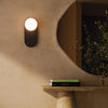Ariel Wall Light in Matte Black with Opal Glass Diffuser