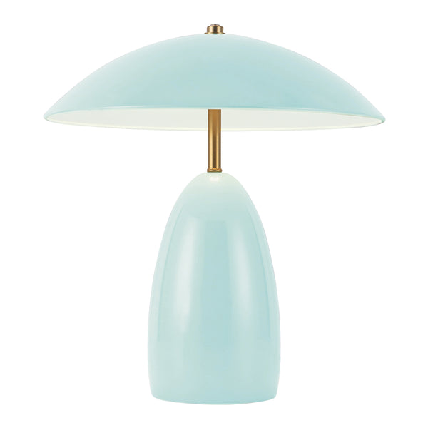 Poppy Dimmable LED Table Lamp in Cerulean Blue