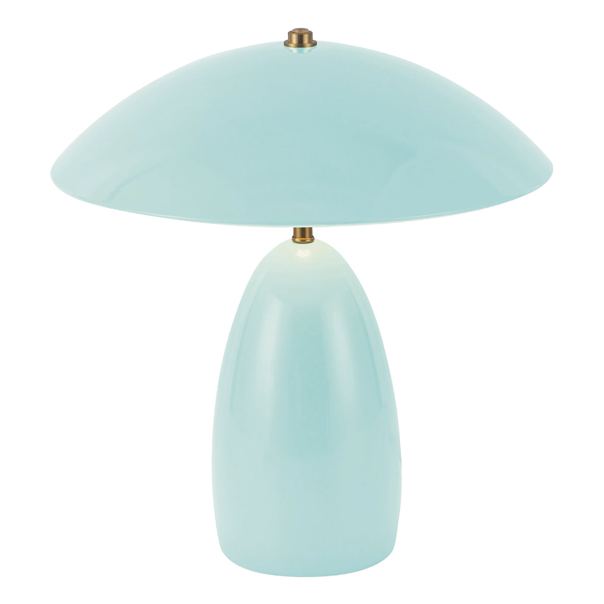 Poppy Dimmable LED Table Lamp in Cerulean Blue