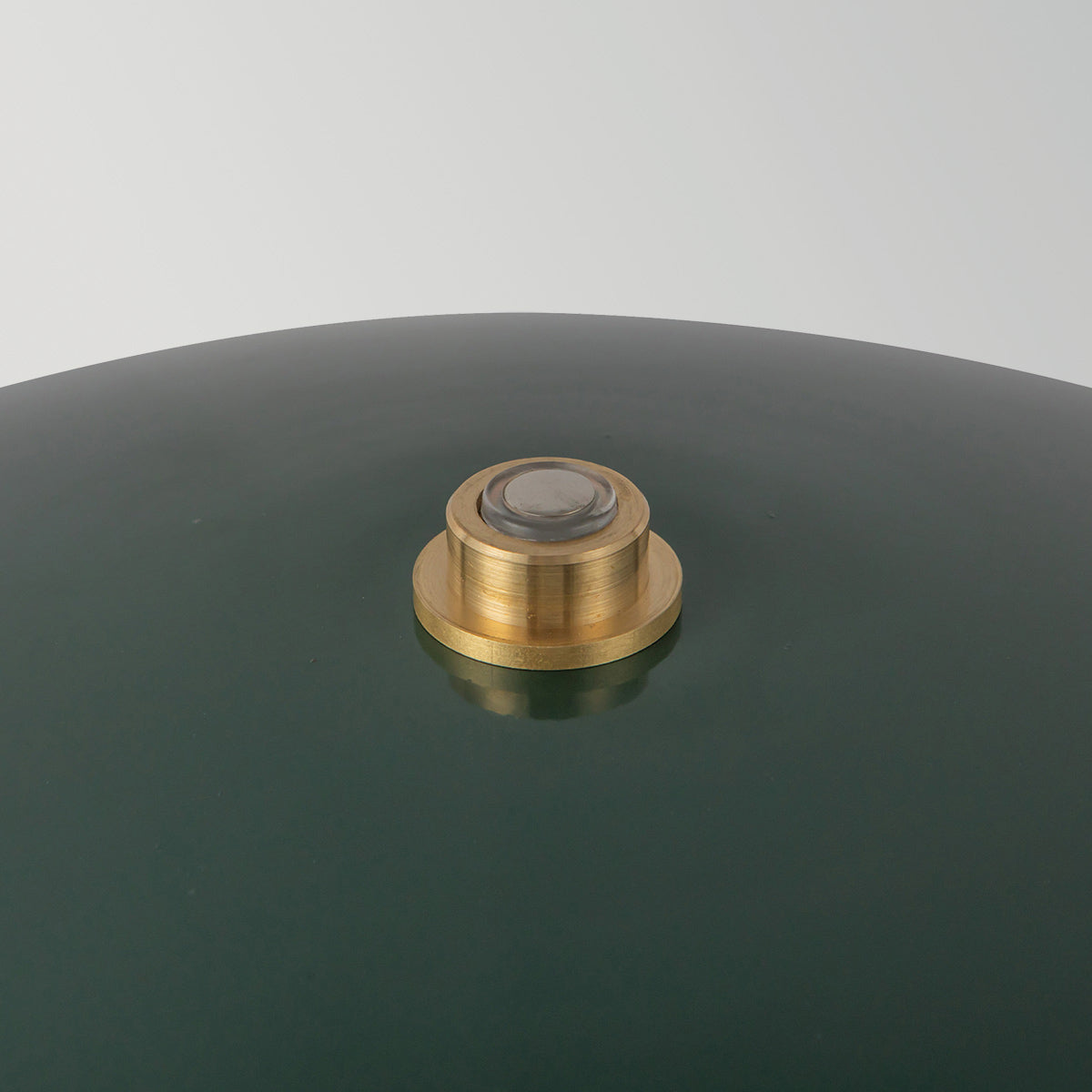Poppy Dimmable LED Table Lamp in Pine Green