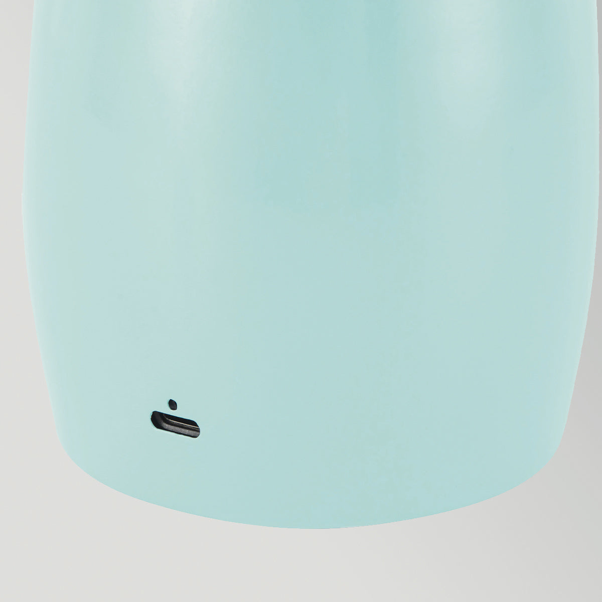 Poppy 12v LED Rechargeable Small Table Lamp in Cerulean Blue