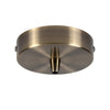 Abode Single Cable Round Ceiling Rose in Brushed Bronze