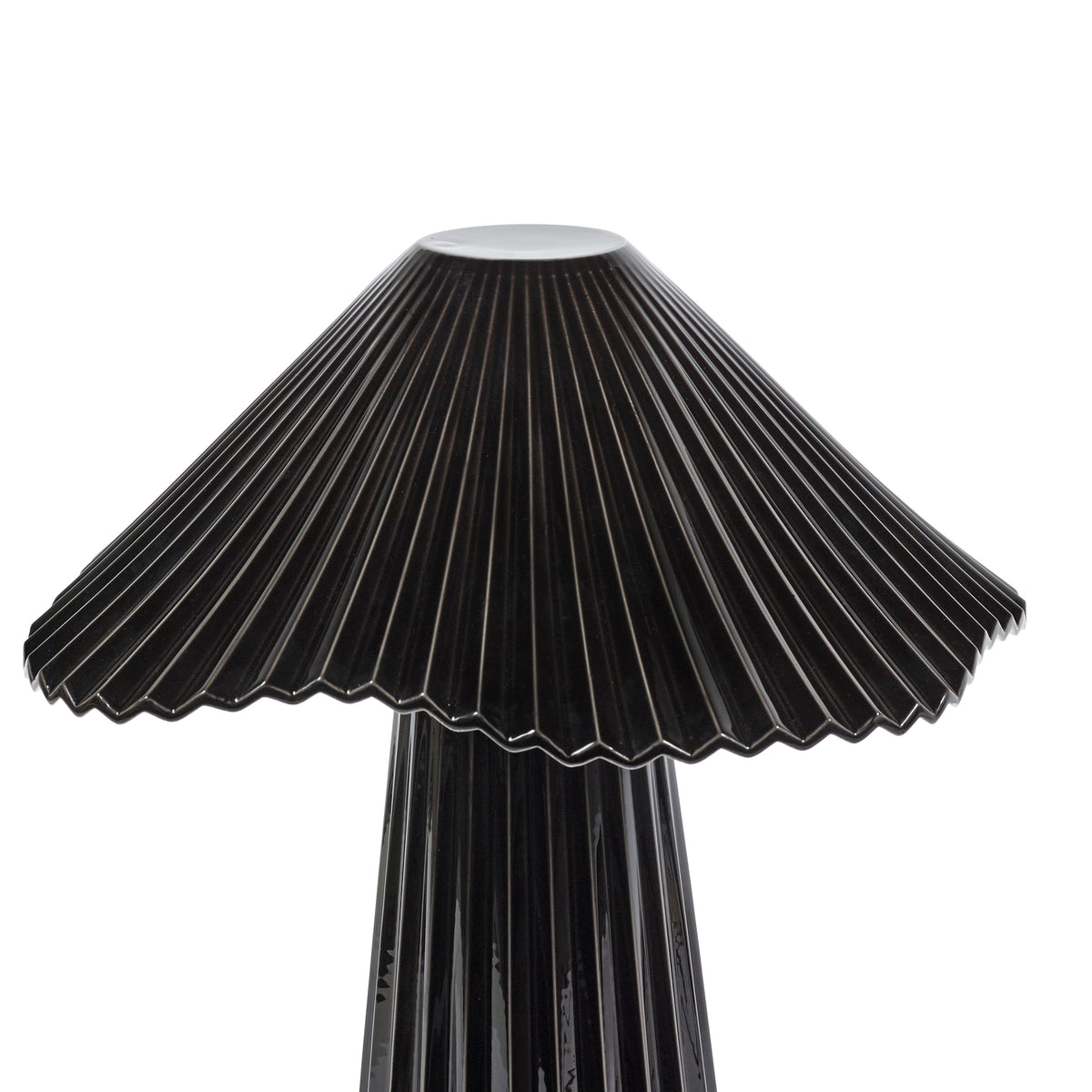 Uala Small Porcelain Table Lamp In Black & White